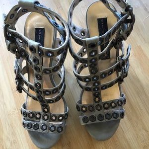 Steven by Steve Madden Grommet Stud Wedges